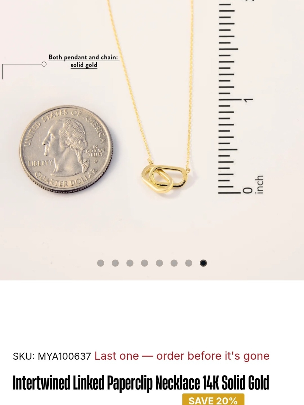 ✨️Gelin 14K Gold Necklace ✨️ - Picture 4 of 5